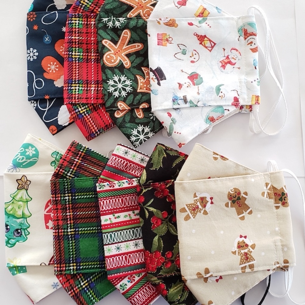 NEW Seasonal Christmas Winter Holiday Face Masks